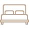 Loftwohnungen Icon Schlafzimmer